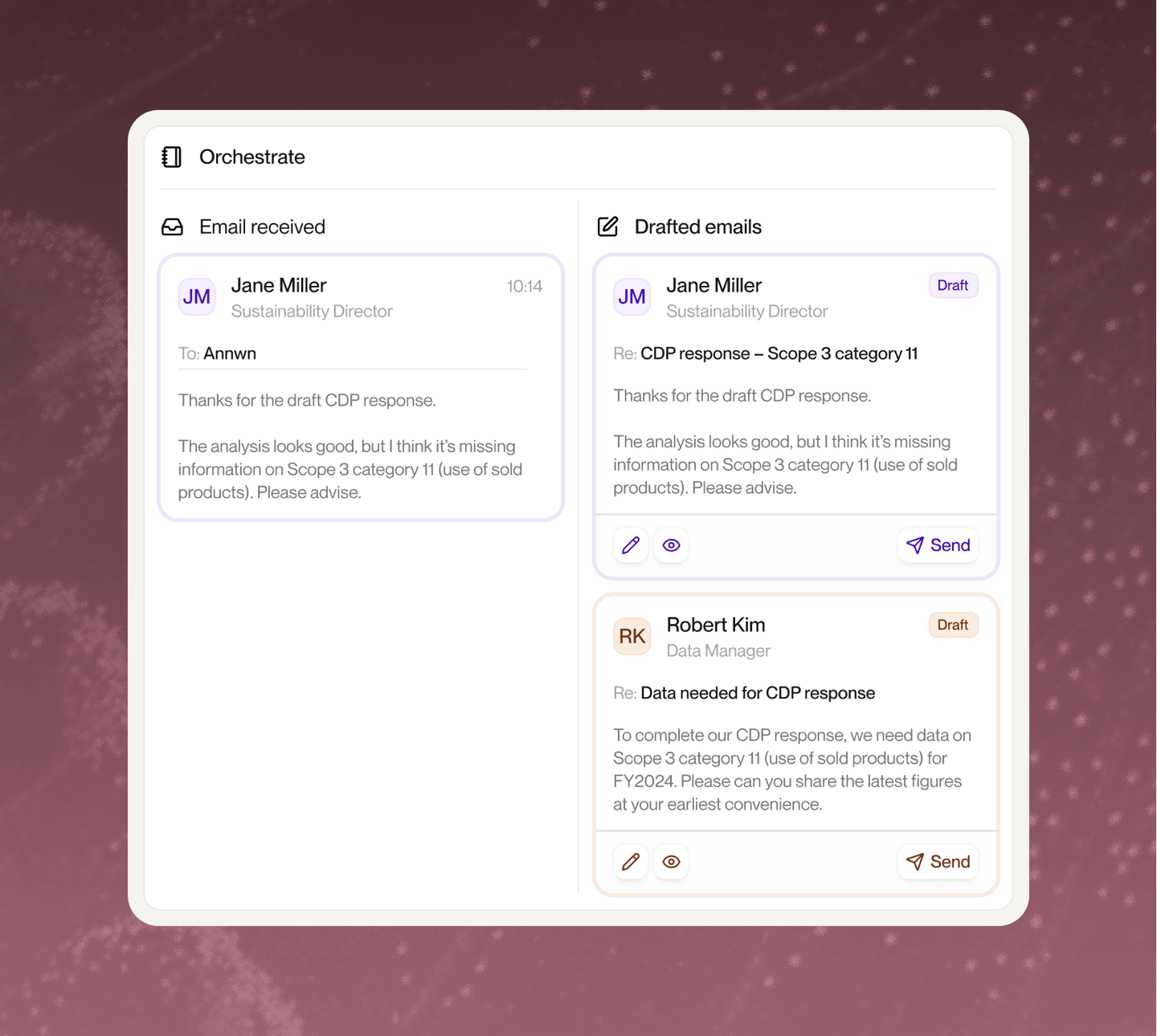 Orchestrate the work — product preview